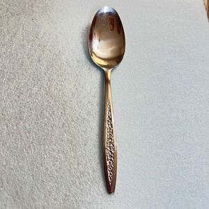Customcraft Japan - Stainless Silverware / Flatware Floral Pattern On Handle